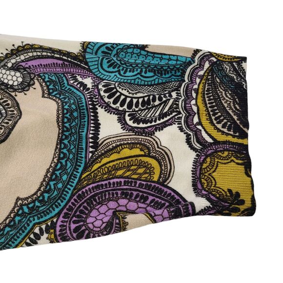 Lane Bryant Womens Plus SZ 26 /28 Cardigan Sweater Paisley Sequined Lightweight - Picture 7 of 9